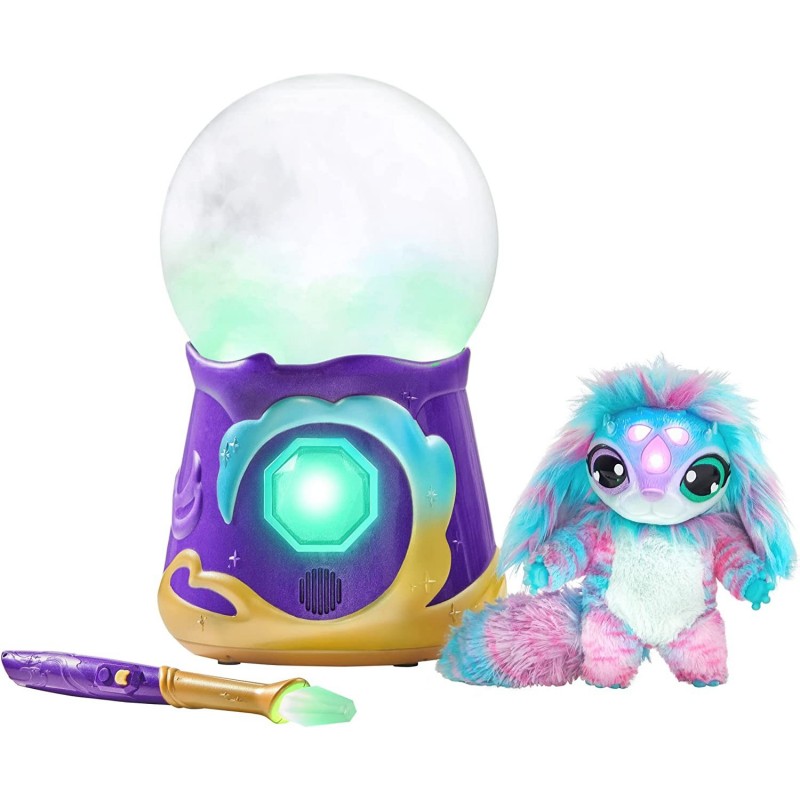 Magical Misting Crystal Ball with Interactive 8 inch Blue Plush Toy and 80+ Sounds and Reactions $93.55 Magic Kits & Accessories