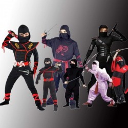 Ninja Costume Boy Halloween Luxury Costume Dragon Ninja Muscle Costume $31.09 Kids' Costumes