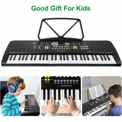 Keyboard Piano for Kids 61 Keys Electronic Piano Keyboard Music Piano with Microphone/Double Speaker Educational Instrument T...