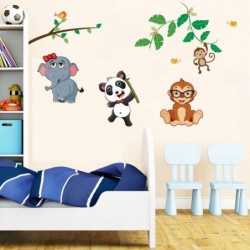 Make a Face Stickers Sheets 24 Sheets Make Your Own Panda Monkey Pig Mix and Match Animal Stickers DIY Stickers for Kids Art ...