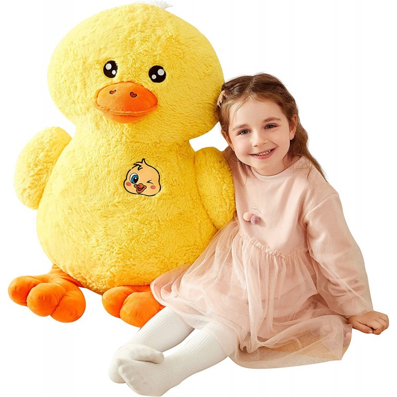 Large Duck Stuffed Animals Giant Soft Plush Toy - Cute Huge Jumbo Kawaii Fluffy Plushy Big Size Duck Fat Oversized Plushie - ...