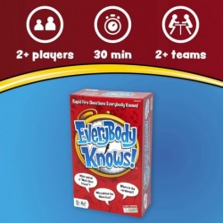 Everybody Knows! - Trivia Card Game - 2018 Edition $34.96 Card Games