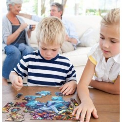 100 Pieces Puzzle for Kids Ages 4-8 - Underwater Dolphins Love Design 100 Piece Jigsaw Puzzles Toys for Boys and Girls $17.88...