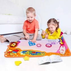 Water Drawing Mat Aqua Magic Doodle Kids Toys Mess Free Coloring Painting Educational Writing Mats Xmas Gift for Toddlers Boy...