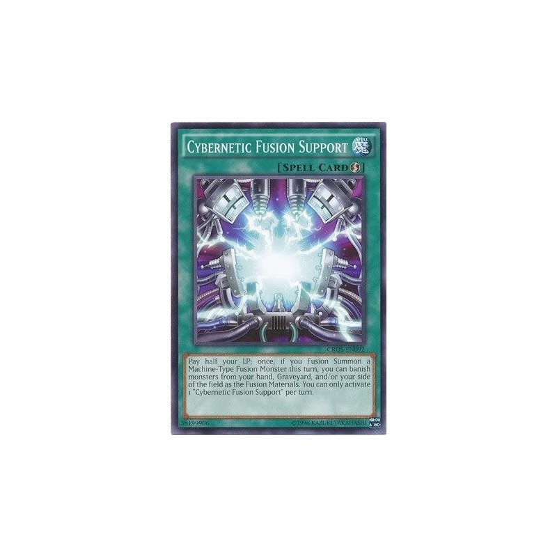 Cybernetic Fusion Support (CROS-EN092) - Crossed Souls - Unlimited Edition - Common $11.09 Card Games