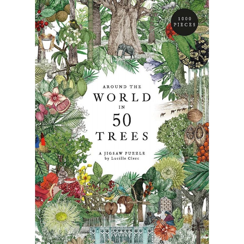 Around The World in 50 Trees 1000 Piece Jigsaw Puzzle $32.70 Jigsaw Puzzles