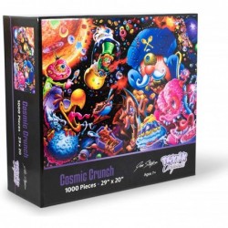 Cosmic Crunch Breakfast Cereal Monster Puzzle by Joe Simko | 1000 Piece Jigsaw Puzzle Toy | Interactive Brain Teaser for Fami...