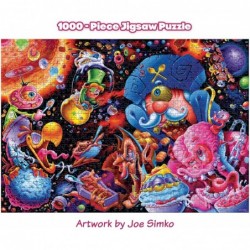 Cosmic Crunch Breakfast Cereal Monster Puzzle by Joe Simko | 1000 Piece Jigsaw Puzzle Toy | Interactive Brain Teaser for Fami...