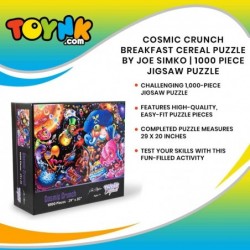 Cosmic Crunch Breakfast Cereal Monster Puzzle by Joe Simko | 1000 Piece Jigsaw Puzzle Toy | Interactive Brain Teaser for Fami...