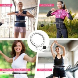 Weighted Hula Infinity Hoops Smart Plus Size for Adults Weight Loss Women Workout Equipment Fitness Pilates Ring Ab Waist Tra...