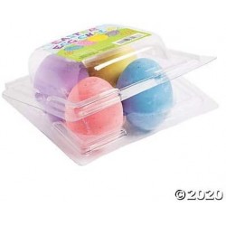 Easter Egg Sidewalk Chalk (12 pack) Outdoor Craft Supplies for Kids Easter Basket Stuffers Springtime Sidewalk Chalk Basic Su...