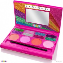 Kids Makeup Palette For Girl – Real Washable Kids Makeup - My First Princess Make Up Set Include 4 Blushes 8 Eyeshadows 6 Lip...