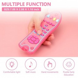 2 Pieces TV Remote Control Toys with Light and Sound Musical Early Educational Remote Toy Preschool Leaning Toy for Home Kind...