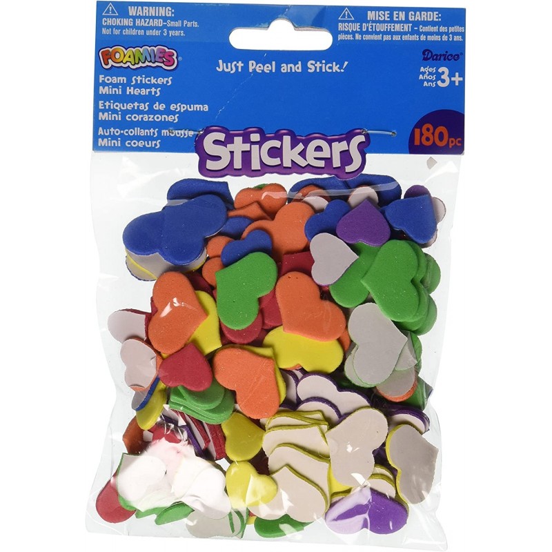 Foam Stickers 180/Pkg Mini Hearts (106-1071) $16.56 Kids' Drawing & Writing Boards