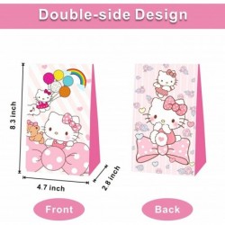 12 Pcs Kitty Birthday Decorations Cute Pink Party Favor Gift Bag Candy Bags for Kids Birthday Party Supplies $25.45 Kids' Par...