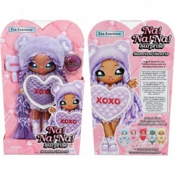 MGA Entertainment Eva Evermore - Lavender Teddy Bear-Inspired 7.5" Fashion Doll with Purple Hair Heart-Shaped Dress and Brush...