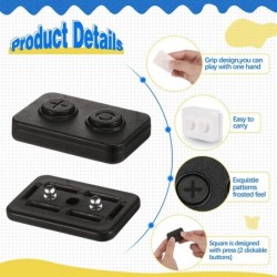 2 Pcs Fidget Slider Magnetic Plastic Toys EDC Push Adult Slider Fidget Magnetic Rectangular Block ADHD Autism Anxiety Stress ...