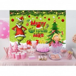 Merry Christmas Party Decorations 5x3 Ft Christmas Backdrop for Kid Party Supplies Happy Birthday Banner Cartoon Theme Party ...