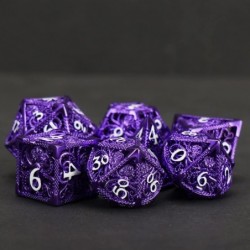 7pcs Hollow Metal Dice Set Metal Polyhedral Dice for DND Dungeons and Dragons Role Playing Games Pathfinder or Any Other RPG ...