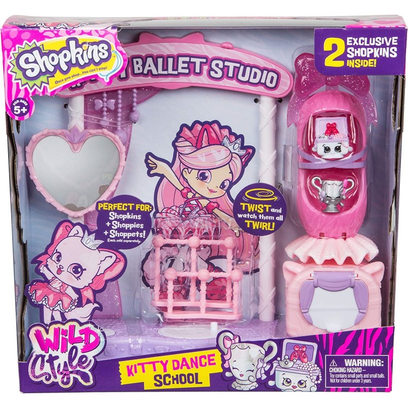 Season 9 Wild Style - Kitty Dance School Playset $43.58 Doll Playsets