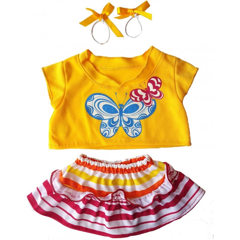 Butterfly Costume Outfit Teddy Bear Clothes Fits Most 14" - 18" Build-a-bear and Make Your Own Stuffed Animals $30.12 Stuffed...