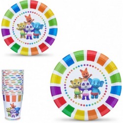 16 Guests Party Plates and Cups for Word Party Party Supplies Birthday Decorations 7 Inch 9 Inch Plates 9 oz Cups $39.36 Kids...