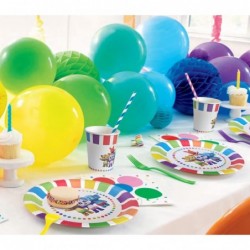 16 Guests Party Plates and Cups for Word Party Party Supplies Birthday Decorations 7 Inch 9 Inch Plates 9 oz Cups $39.36 Kids...