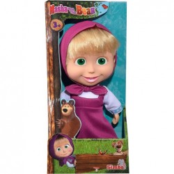 Masha and The Bear 109306372 Doll-23cm Nylon/A 23cm Soft Bodied Masha Doll Multi 9 inches $28.02 Dolls