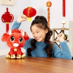 Rescue Tales Year of The Ox Interactive Soft Cuddly Plush Pet Toy $39.23 Stuffed Animals & Teddy Bears