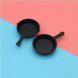 10pcs Dollhouse Miniature Cookware Miniature Frying Pan Dollhouse Kitchen Utensils Model Kids Kitchen Playset Kids Pretend Pl...