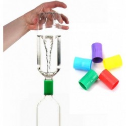 5 Pieces Tornado Tube Bottle Connector Tornado in A Bottle Educational Tool Vortex Connector Cyclone Tube for Scientific Expe...