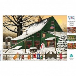 - Charles Wysocki - Cocoa Break at The Copperfields - 500 Piece Jigsaw Puzzle Multi 21.25"L X 15"W $28.96 Jigsaw Puzzles