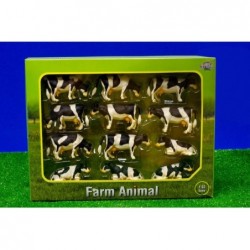 571929 Black and White Cows (Set of 12) $60.41 Kids' Play Animal Figures