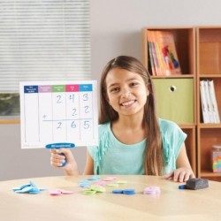 Place Value Answer Board Dry Erase Board Sets Dry Erase Paddles Math Classroom Supplies Base 10 Math Manipulatives for Elemen...