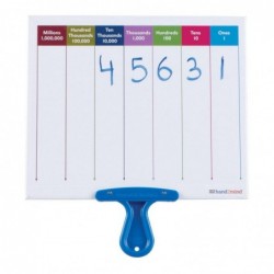 Place Value Answer Board Dry Erase Board Sets Dry Erase Paddles Math Classroom Supplies Base 10 Math Manipulatives for Elemen...