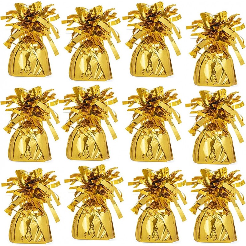 Metallic Balloon Weights Birthday Party Favors Novelty and Gag Gifts 5.5" Inches 12-Pack (Gold) $29.84 Gags & Practical Joke ...