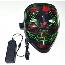 Halloween LED Mask for Festival Party Halloween Scary Cosplay Mask $20.14 Kids' Dress-Up Accessories