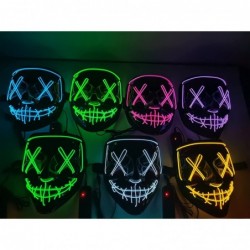 Halloween LED Mask for Festival Party Halloween Scary Cosplay Mask $20.14 Kids' Dress-Up Accessories