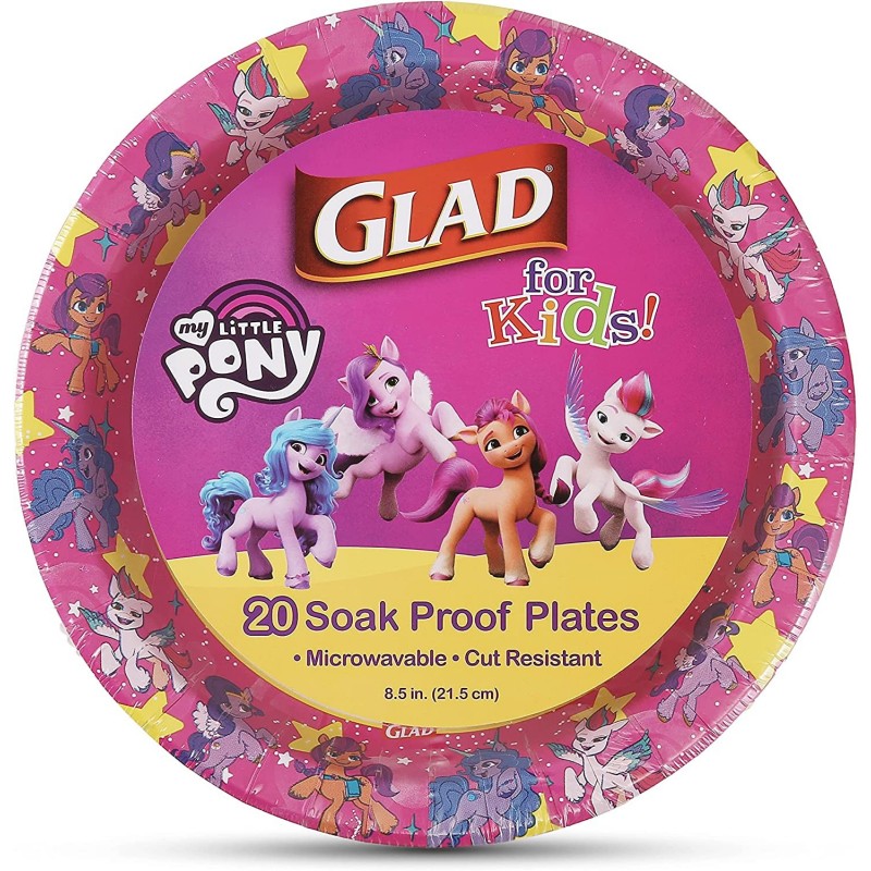 for Kids My Little Pony Paper Plates | My Little Pony Super Stars Kids Paper Plates | My Little Pony Unicorn Large Paper Plat...