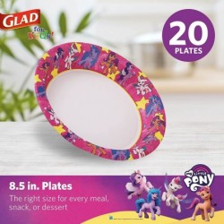 for Kids My Little Pony Paper Plates | My Little Pony Super Stars Kids Paper Plates | My Little Pony Unicorn Large Paper Plat...