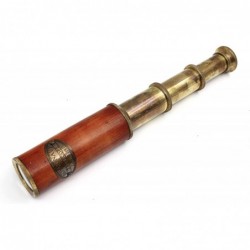 Pirate Brass Telescope Spyglass Collapsible Monocular Decorative Telescope with Glass Optics for Kids Travel Hiking $64.55 Ch...