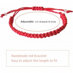 20pcs Red Kabbalah Bracelets Protection Cord Adjustable Bracelet Braided Knot Strap Success Friendship Graduation Birthday $1...