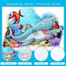 Paint with Water Books Water Coloring Books for Toddlers Road Trip Essentials Kids Travel Toys for Toddlers 1-3 Car Activitie...