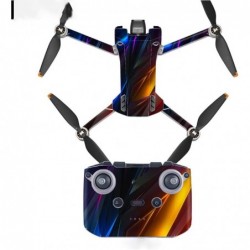 Compatible with DJI Mini 3 Pro Decoration Wrap Skin Portable Mini Drone Water-resistant PVC Decal Kit (C) $46.21 Hobby RC Qua...