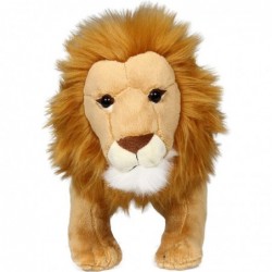 Lion Stuffed Animal Lifelike Plush Toy 12 Inches Length $33.78 Stuffed Animals & Teddy Bears