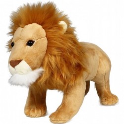 Lion Stuffed Animal Lifelike Plush Toy 12 Inches Length $33.78 Stuffed Animals & Teddy Bears