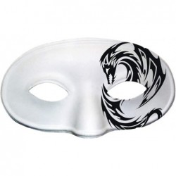 White Mask 12 Pcs Halloween Mask White DIY Mask Plain Mask White Mask Paper Full Face Opera Masquerade Mask $22.72 Kids' Dres...