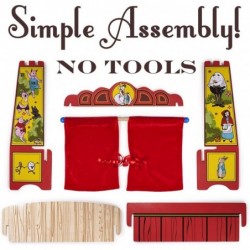 Wooden Tabletop Puppet Theater - Easy Assembly! $113.87 Puppet Theaters