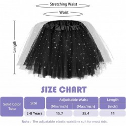 Zando Toddler Girls Sparkle Layered Tutu Skirt Ballet Dance Dress Sequin Tulle Skirt for Kids Halloween Brithday Outfit $16.8...