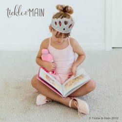 Tickle & Main Ballerina Princess Gift Set- Includes Book Ballerina Doll Toy and Tiara Crown for Little Girls. Great for Birth...